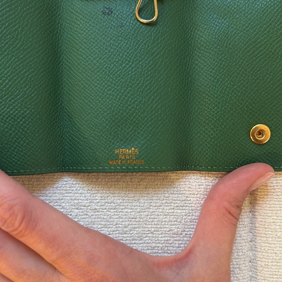 Authentic Hermes Key Holder Kelly green - Picture 2 of 4